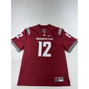 WASHINGTON STATE COUGARS x NIKE Youth M Football Jersey Crimson Red WSU Boys
